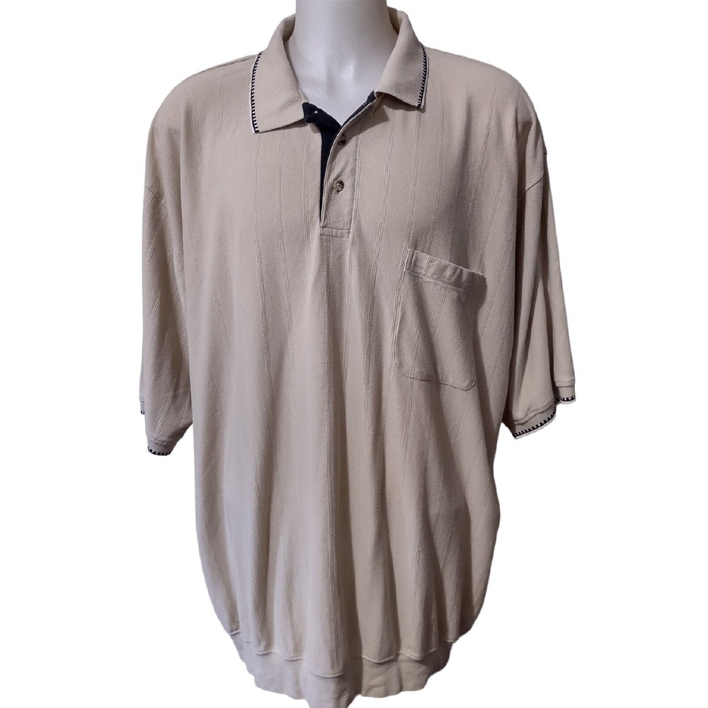Fox Fire Sportswear Polo Shirt Short Sleeve Men's Adult Size 4XT Pocket Collar‎